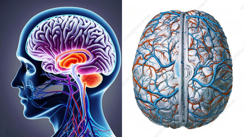 Hệ thống mạch máu não: Cấu tạo, phân loại và chức năng